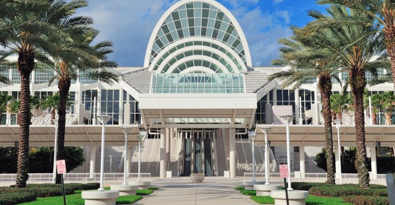 The Orange County Convention Center in Orlando